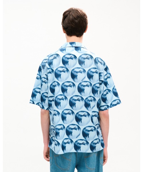 KENZO（ケンゾー）の「'KENZO Apple Pop' ハワイアン ショートスリーブ シャツ イン コットン（シャツ/ブラウス・メンズ・ブルー系その他・SMALL/LARGE/MEDIUM）」の3枚目の写真