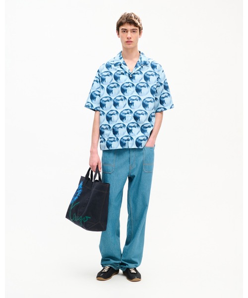 KENZO（ケンゾー）の「'KENZO Apple Pop' ハワイアン ショートスリーブ シャツ イン コットン（シャツ/ブラウス・メンズ・ブルー系その他・SMALL/LARGE/MEDIUM）」の5枚目の写真