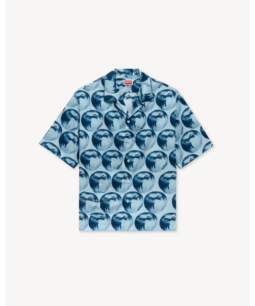 KENZO（ケンゾー）の「'KENZO Apple Pop' ハワイアン ショートスリーブ シャツ イン コットン（シャツ/ブラウス・メンズ・ブルー系その他・SMALL/LARGE/MEDIUM）」の6枚目の写真