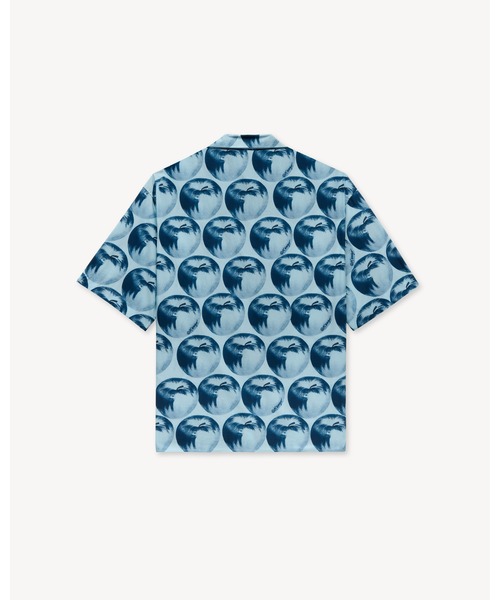 KENZO（ケンゾー）の「'KENZO Apple Pop' ハワイアン ショートスリーブ シャツ イン コットン（シャツ/ブラウス・メンズ・ブルー系その他・SMALL/LARGE/MEDIUM）」の7枚目の写真