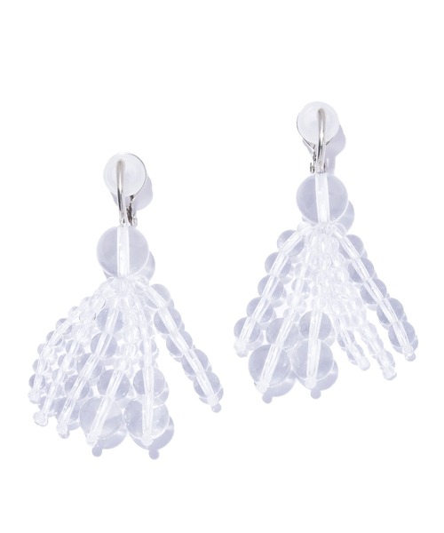 IRIS47(イリスフォーセブン)の「【IRIS 47】bundle earring crystal/バンドル イヤリング クリスタル VSJ22(イヤリング・レディース・クリア・FREE)」の3枚目の写真