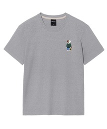 ミニミーカジュアルブロドック刺繍半袖