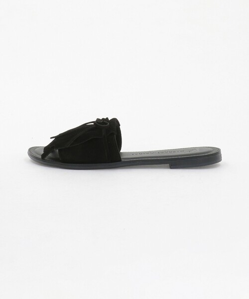 Steven Alan(スティーブンアラン)の「<NICOLAS LAINAS × Steven Alan>FRINGE SANDALS BLACK/サンダル(サンダル・レディース・ブラック・38/37/36)」の2枚目の写真