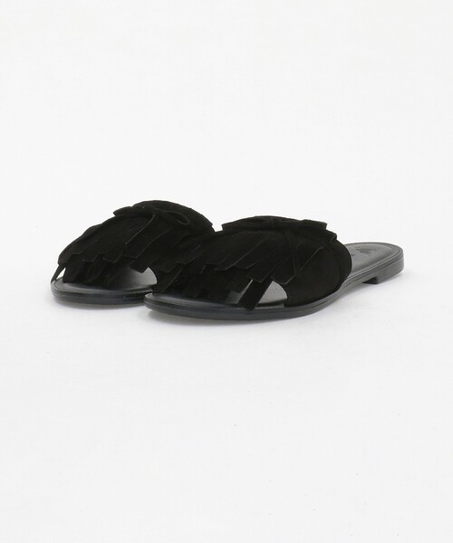 Steven Alan(スティーブンアラン)の「<NICOLAS LAINAS × Steven Alan>FRINGE SANDALS BLACK/サンダル(サンダル・レディース・ブラック・38/37/36)」の3枚目の写真