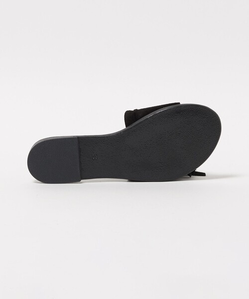 Steven Alan(スティーブンアラン)の「<NICOLAS LAINAS × Steven Alan>FRINGE SANDALS BLACK/サンダル(サンダル・レディース・ブラック・38/37/36)」の6枚目の写真