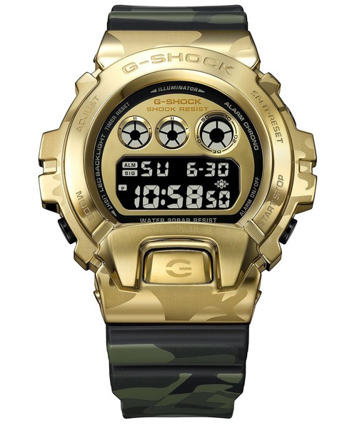 G-SHOCK(ジーショック)の「BOLD CAMO Series / GM-6900CMG-3JF(デジタル腕時計・メンズ・グリーン系カモフラージュ・FREE)」の7枚目の写真
