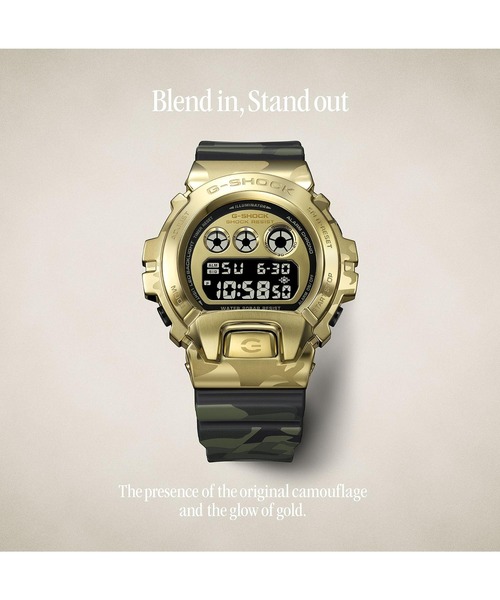 G-SHOCK(ジーショック)の「BOLD CAMO Series / GM-6900CMG-3JF(デジタル腕時計・メンズ・グリーン系カモフラージュ・FREE)」の2枚目の写真
