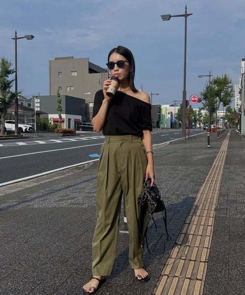 model：H157 着用サイズ：FREE