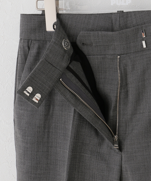 GANNI(ガニー)の「GANNI / ガニー Wool Melange Suiting Straight Pant(スラックス・レディース・チャコールグレー・36/32/34)」の6枚目の写真
