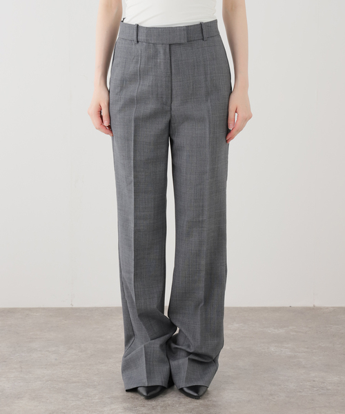 GANNI(ガニー)の「GANNI / ガニー Wool Melange Suiting Straight Pant(スラックス・レディース・チャコールグレー・36/32/34)」の11枚目の写真