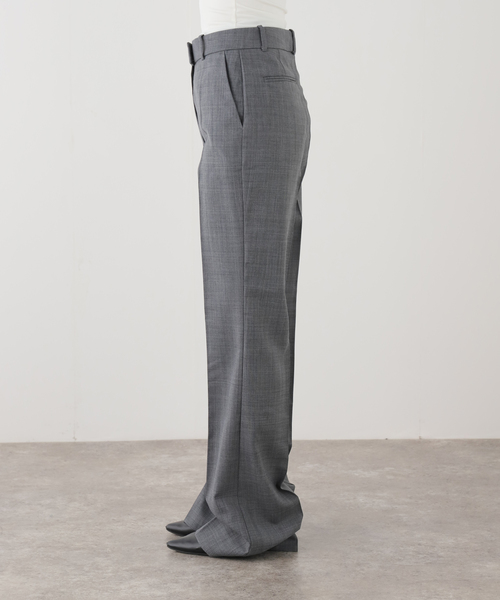 GANNI(ガニー)の「GANNI / ガニー Wool Melange Suiting Straight Pant(スラックス・レディース・チャコールグレー・36/32/34)」の12枚目の写真