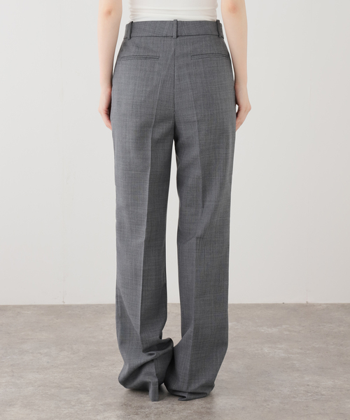 GANNI(ガニー)の「GANNI / ガニー Wool Melange Suiting Straight Pant(スラックス・レディース・チャコールグレー・36/32/34)」の13枚目の写真