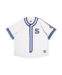 Fanatics | ファナティクス【Fanatics】‐ シカゴホワイトソックス ベースボールシャツ【Chicago White Sox COOPERSTOWN BASEBALL SHIRT NATURAL ML2126SS0002】(シャツ/ブラウス)