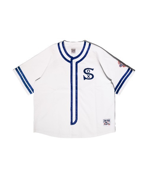 Fanatics — Chicago White Sox Cooperstown Baseball Shirt NATURAL ML2126SS0002 — футбольная майка бейсбольная