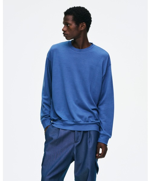 SOPHNET.(ソフネット)の「STAR STITCHED WASHABLE SWEATER(ニット/セーター・メンズ・ブラック/グレー/ブルー・2/4/3/1/5)」の4枚目の写真