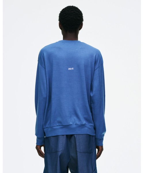 SOPHNET.(ソフネット)の「STAR STITCHED WASHABLE SWEATER(ニット/セーター・メンズ・ブラック/グレー/ブルー・2/4/3/1/5)」の5枚目の写真
