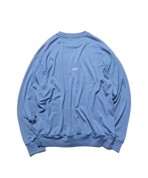 SOPHNET.(ソフネット)の「STAR STITCHED WASHABLE SWEATER(ニット/セーター・メンズ・ブラック/グレー/ブルー・2/4/3/1/5)」の10枚目の写真