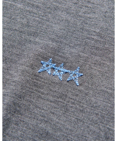 SOPHNET.(ソフネット)の「STAR STITCHED WASHABLE SWEATER(ニット/セーター・メンズ・ブラック/グレー/ブルー・2/4/3/1/5)」の14枚目の写真