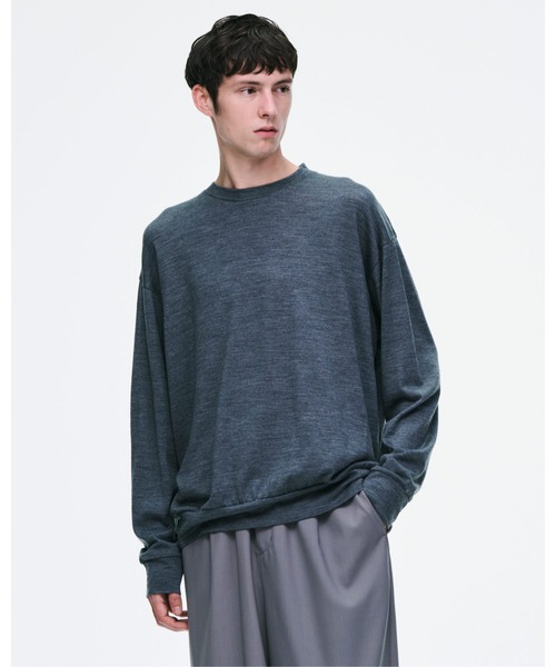 SOPHNET.(ソフネット)の「STAR STITCHED WASHABLE SWEATER(ニット/セーター・メンズ・ブラック/グレー/ブルー・2/4/3/1/5)」の6枚目の写真