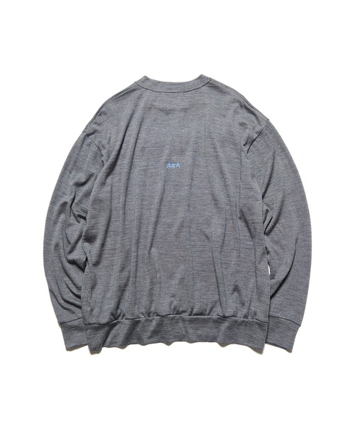SOPHNET.(ソフネット)の「STAR STITCHED WASHABLE SWEATER(ニット/セーター・メンズ・ブラック/グレー/ブルー・2/4/3/1/5)」の13枚目の写真