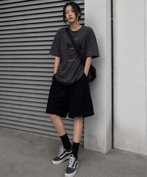boemy（ボエミー）の「コットン100％ ハーフパンツ（その他パンツ・レディース・ワインレッド/ライトグレー/ホワイト/ブラック・M/L）」の19枚目の写真