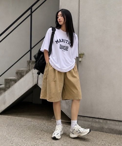 boemy（ボエミー）の「コットン100％ ハーフパンツ（その他パンツ・レディース・ワインレッド/ライトグレー/ホワイト/ブラック・M/L）」の14枚目の写真