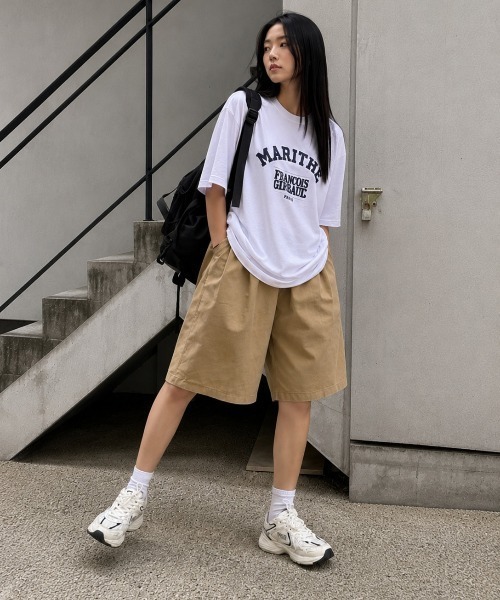 boemy（ボエミー）の「コットン100％ ハーフパンツ（その他パンツ・レディース・ワインレッド/ライトグレー/ホワイト/ブラック・M/L）」の15枚目の写真