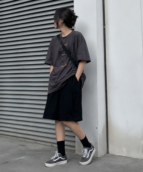 boemy（ボエミー）の「コットン100％ ハーフパンツ（その他パンツ・レディース・ワインレッド/ライトグレー/ホワイト/ブラック・M/L）」の10枚目の写真
