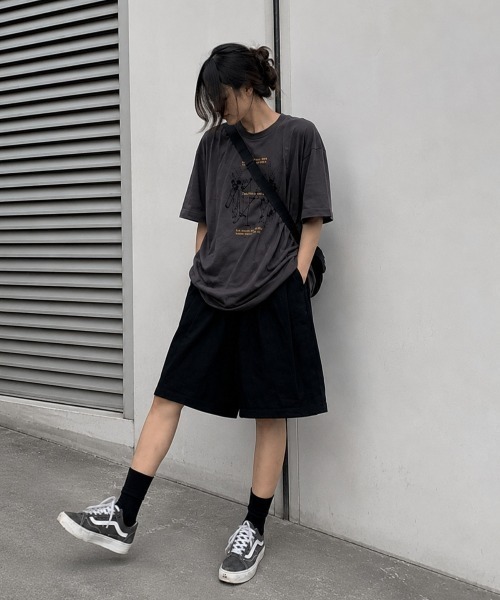 boemy（ボエミー）の「コットン100％ ハーフパンツ（その他パンツ・レディース・ワインレッド/ライトグレー/ホワイト/ブラック・M/L）」の16枚目の写真