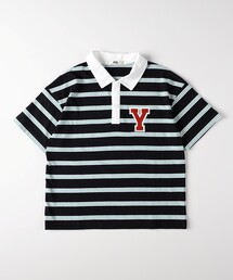MPS(エムピーエス)マルチボーダースキッパーＴシャツ