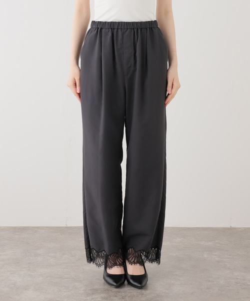 La TOTALITE(ラトータリテ)の「【洗える】CHIGNON/シニヨン レースサテンイージーパンツ(その他パンツ・レディース・ブラック/ベージュ・FREE)」の14枚目の写真