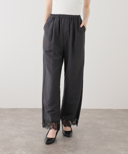 La TOTALITE(ラトータリテ)の「【洗える】CHIGNON/シニヨン レースサテンイージーパンツ(その他パンツ・レディース・ブラック/ベージュ・FREE)」の22枚目の写真