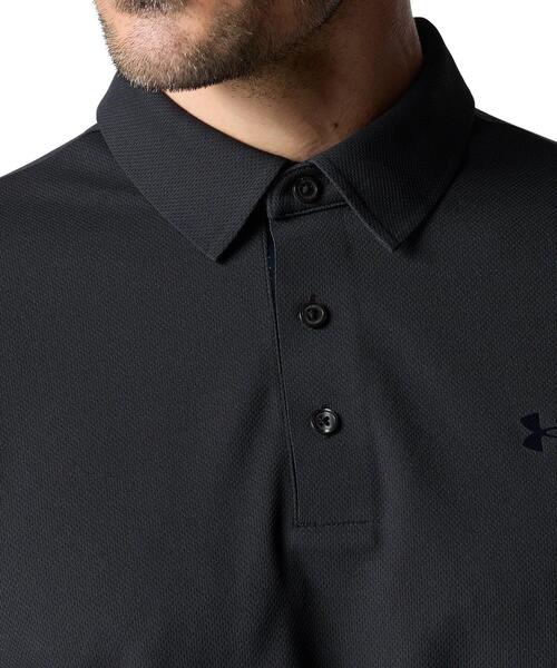 UNDER ARMOUR(アンダーアーマー)の「UAアーマードライ カノコ ポロ(ゴルフ/メンズ)(ポロシャツ・メンズ・ブラック・S/2XL/3XL/M/XL/L)」の4枚目の写真