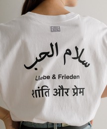 TANGTANG（タンタン）の「TEE WORLD / LOVE（Tシャツ/カットソー）」