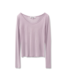ブリンシースルーラウンドネックTシャツ_6カラー
