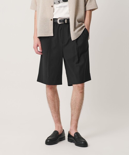 BEAUTY&YOUTH UNITED ARROWS(ビューティーアンドユースユナイテッドアローズ)の「ウーステッド リラックス イージー ショーツ ウォッシャブル(その他パンツ・メンズ・ブラック/ダークグレー・S/M/XL/L)」の2枚目の写真