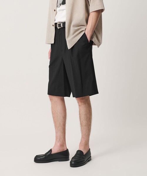 BEAUTY&YOUTH UNITED ARROWS(ビューティーアンドユースユナイテッドアローズ)の「ウーステッド リラックス イージー ショーツ ウォッシャブル(その他パンツ・メンズ・ブラック/ダークグレー・S/M/XL/L)」の3枚目の写真