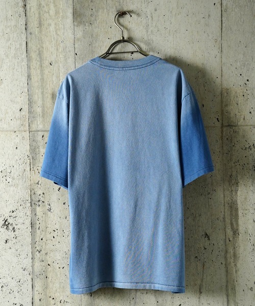 DEVILOCK(デビロック)の「DEVILOCK Sun Faded Vintage Logo Tee(Tシャツ/カットソー・メンズ・カーキ/ネイビー/ブラック・MEDIUM/X-LARGE/LARGE)」の12枚目の写真