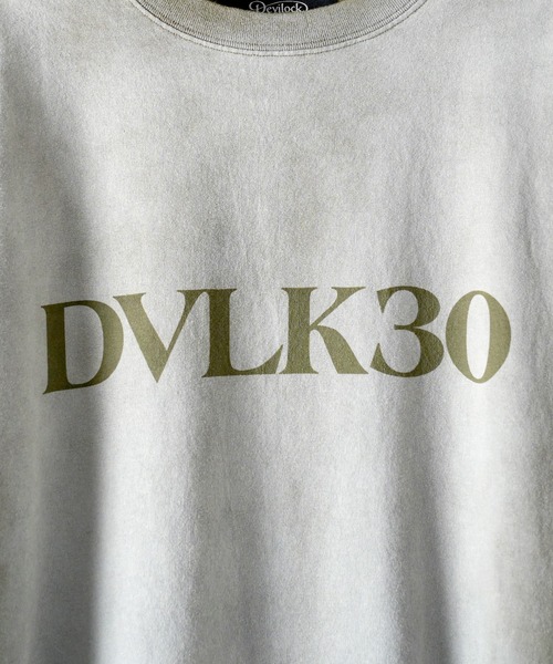 DEVILOCK(デビロック)の「DEVILOCK Sun Faded Vintage Logo Tee(Tシャツ/カットソー・メンズ・カーキ/ネイビー/ブラック・MEDIUM/X-LARGE/LARGE)」の16枚目の写真