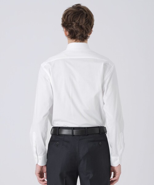 BLACK LABEL CRESTBRIDGE(ブラックレーベル・クレストブリッジ)の「ノードシールドソリッドジャージーセミワイドシャツ(シャツ/ブラウス・メンズ・ブルー/ライトグレー/ホワイト・XL/S/L/M)」の6枚目の写真