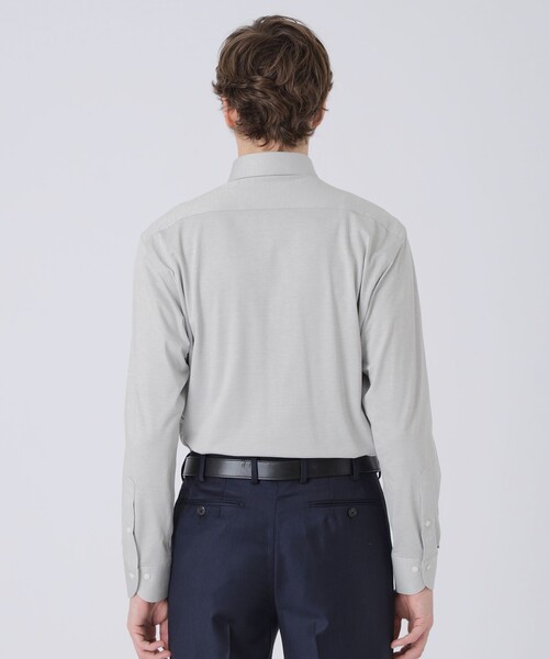 BLACK LABEL CRESTBRIDGE(ブラックレーベル・クレストブリッジ)の「ノードシールドソリッドジャージーセミワイドシャツ(シャツ/ブラウス・メンズ・ブルー/ライトグレー/ホワイト・XL/S/L/M)」の12枚目の写真