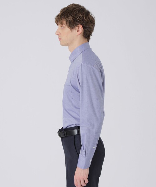 BLACK LABEL CRESTBRIDGE(ブラックレーベル・クレストブリッジ)の「ノードシールドソリッドジャージーセミワイドシャツ(シャツ/ブラウス・メンズ・ブルー/ライトグレー/ホワイト・XL/S/L/M)」の17枚目の写真