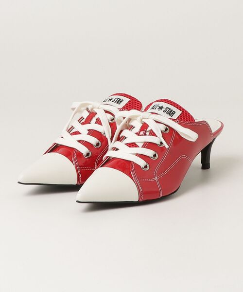 CONVERSE ALL STAR(コンバースオールスター)の「CONVERSE/コンバース/ALL STAR POLARIGE MULE/オールスター ポラリージュ ミュール/ 31318431(その他シューズ・レディース・ブラック/レッド・4/5/5.5/4.5)」の9枚目の写真