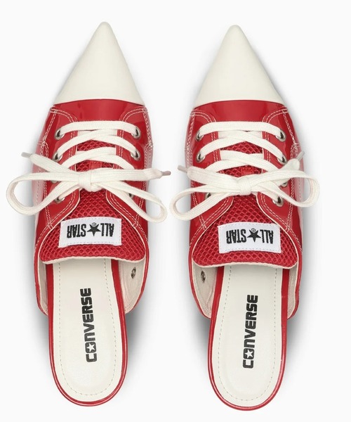 CONVERSE ALL STAR(コンバースオールスター)の「CONVERSE/コンバース/ALL STAR POLARIGE MULE/オールスター ポラリージュ ミュール/ 31318431(その他シューズ・レディース・ブラック/レッド・4/5/5.5/4.5)」の10枚目の写真