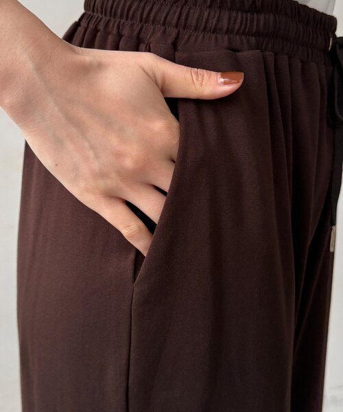 DouDou(ドゥドゥ)の「【WEB限定/セット着用可能】フライストラッフパンツ(その他パンツ・レディース・ブラウン/ブラック・FREE)」の18枚目の写真
