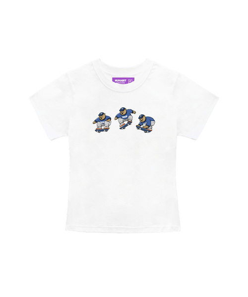 NUHABIT(ニューハビット)の「N/H OLLIE スリムフィット半袖 (GFS2-6NH1372)(Tシャツ/カットソー・メンズ・ホワイト/ブラック/ネイビー・FREE)」の2枚目の写真