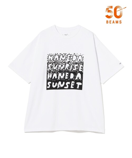 BEAMS T（ビームスティー）の「ANA × BEAMS / SUNRISE & SUNSET T-Shirt（Tシャツ/カットソー・メンズ・ホワイト・XL/S/M/L）」の2枚目の写真