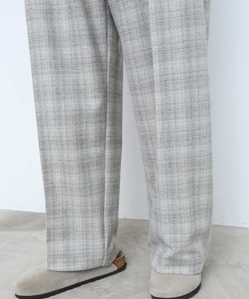 fig Ｌondon（フィグロンドン）の「CHECK 3tuck pants（その他パンツ・レディース・ブラック/グレー・1/0）」の20枚目の写真