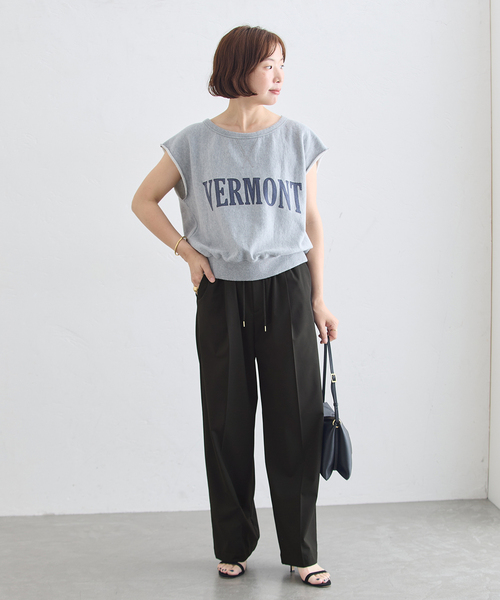 journal standard L'essage(ジャーナルスタンダードレサージュ)の「《/手洗い可能》CARREMAN ウォッシャブルパンツ(その他パンツ・レディース・ブラック/チャコールグレー/アイボリー・36/38)」の4枚目の写真