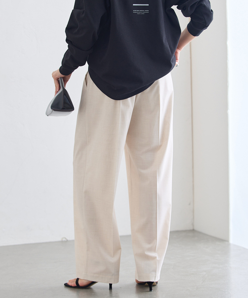journal standard L'essage(ジャーナルスタンダードレサージュ)の「《/手洗い可能》CARREMAN ウォッシャブルパンツ(その他パンツ・レディース・ブラック/チャコールグレー/アイボリー・36/38)」の18枚目の写真